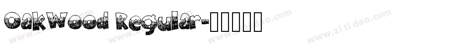 OakWood Regular字体转换